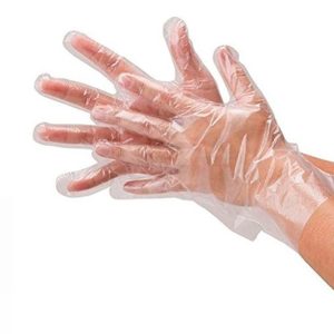 دستکش نایلونی یکبارمصرف